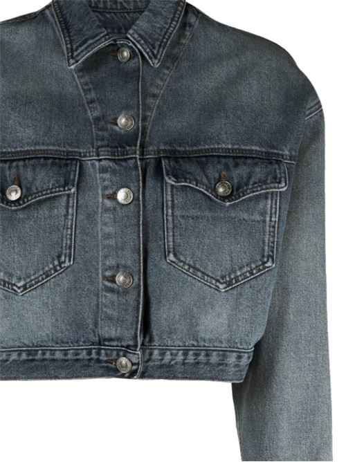 Blue cotton denim faded jacket Isabel Marant | VE0075FAB1H04I30FB